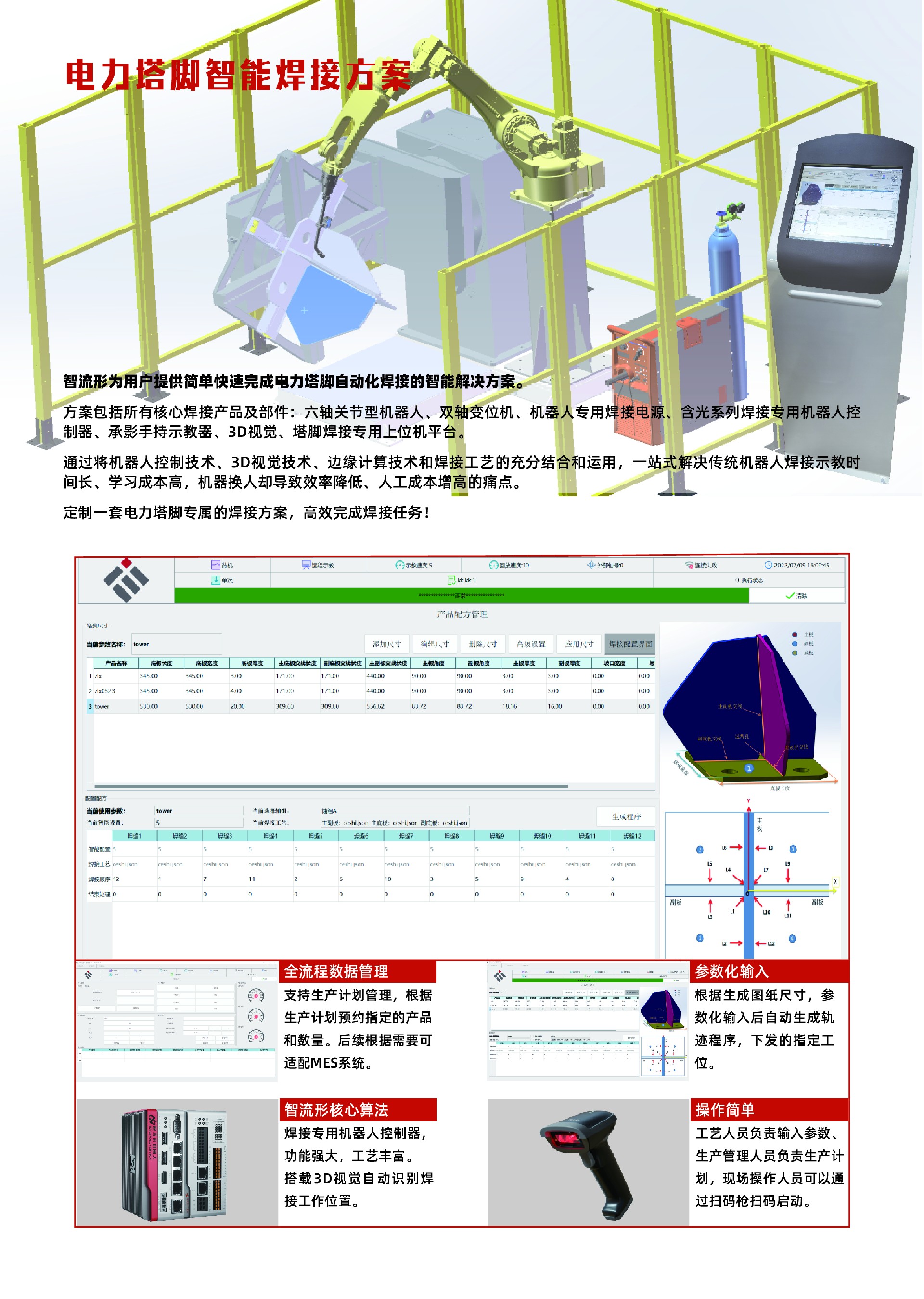 电力塔脚智能焊接方案